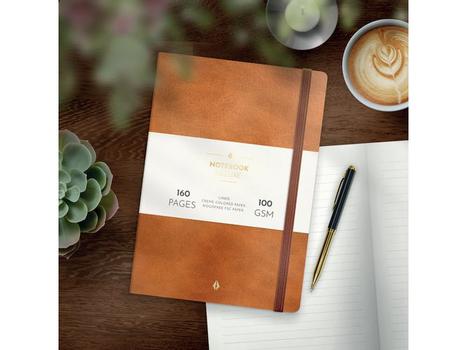 BURDE Notatbok BURDE Deluxe A5 cognac (92746300)