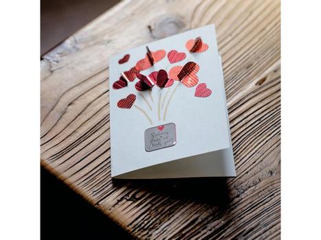 Z-Design Etikett AVERY dekor hjerter glitter (2) (53205*10)