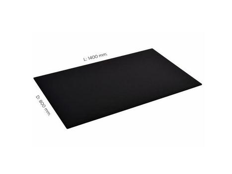 KENSON skrivebordsplate 140x80 - sort Passer godt sammen med alle våre understell. Laminert sponplate med ABS kantlist (KAS0153218BL)