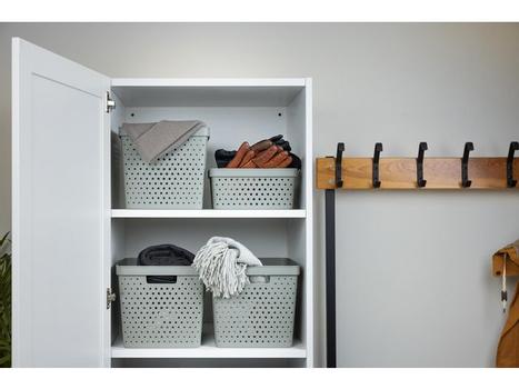 NORDISKA PLAST Oppbevaringskurv Star 4,5L khaki grønn (7304-0815)