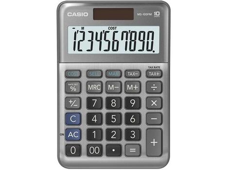 CASIO Bordregner CASIO MS-100FM Sølv (MS-100FM)