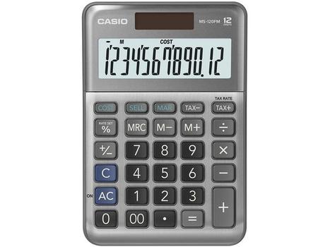 CASIO Bordregner CASIO MS-120FM Mini Sølv (MS-120FM)