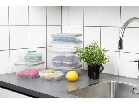 NORDISKA PLAST Matoppbevaring Cook it Eco 2,5L kvadrat (4225-0815FF)