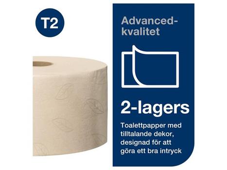 TORK Toiletpapir Tork jumbo mini brun natur T2 170m 12 rle (120377)