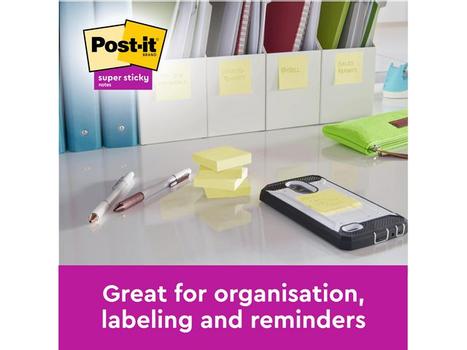 POST-IT Notatblokk POST-IT SSN48x48 Resir CY(12) (622 RSS12CY)