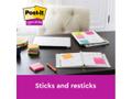 POST-IT Notatblokk POST-IT SSN48x48 Resi ass(12) (622 RSS12COL)