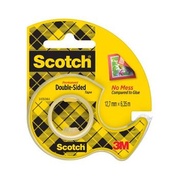 SCOTCH Tape SCOTCH dobbeltsid. 12mmx6m m/disp (7100276528)