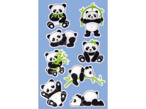 Z-Design Etikett AVERY dekor pandaer (57297*10)