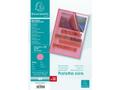 EXACOMPTA Plastomslag EXACOMPTA A4 120my rød (10) (56115E)
