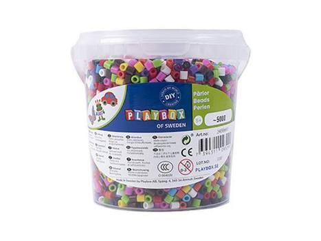 PLAYBOX Perler PLAYBOX fargemix (5000) (2455960)