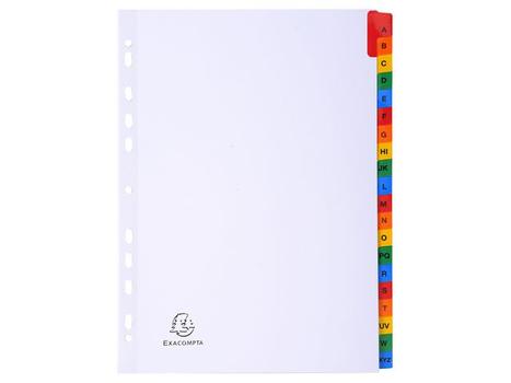 EXACOMPTA Register EXACOMPTA A4 A-Z mylar hvi/frg (1111E)