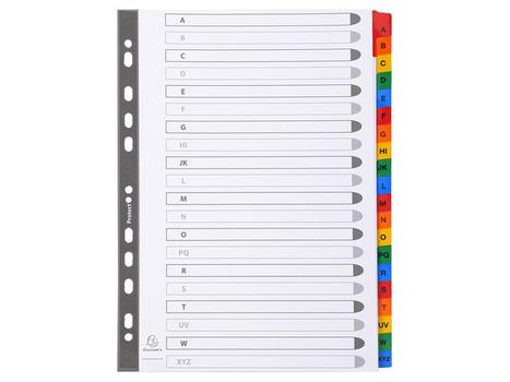 EXACOMPTA Register EXACOMPTA A4 A-Z mylar hvi/frg (1111E)