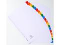 EXACOMPTA Register EXACOMPTA A4 A-Z mylar hvi/frg (1111E)