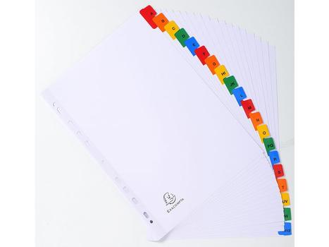 EXACOMPTA Register EXACOMPTA A4 A-Z mylar hvi/frg (1111E)