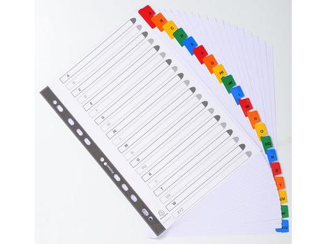 EXACOMPTA Register EXACOMPTA A4 A-Z mylar hvi/frg (1111E)
