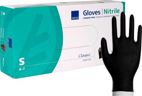 ABENA Hanske Abena C.S nitril u/p S sort (100) (290482)