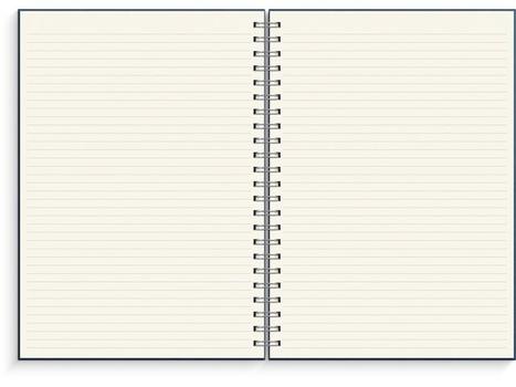 BURDE Spiralbok BURDE A4 linjert mørk blå (92757700)