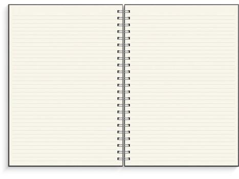 BURDE Spiralbok BURDE A4 linjert mørk grå (92757800)