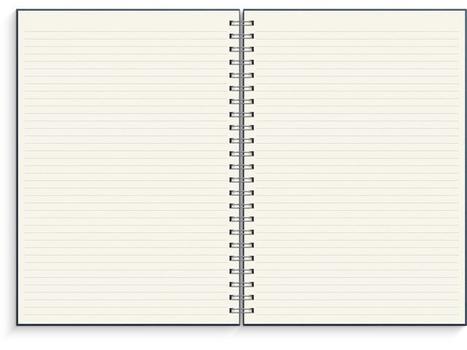 BURDE Spiralbok BURDE A4 linjert mørk blå (92757700)