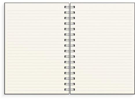 BURDE Spiralbok BURDE A5 linjert mørk grå (92757400)