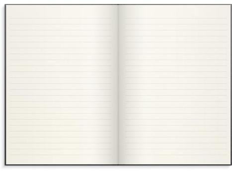 BURDE Skrivebok BURDE A5 linjer mørk grå (92755000)