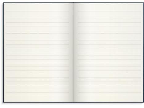 BURDE Skrivebok BURDE A5 linjer rosa (92755300)