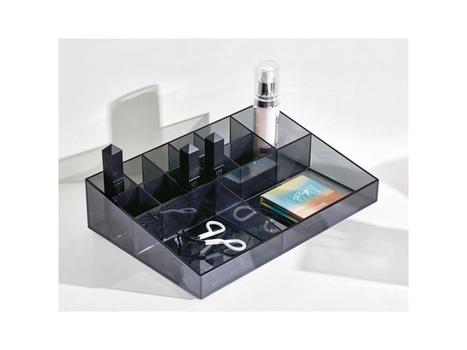 IDESIGN Oppbevaringsbrett SARAH TANNO 13rom sort (ST-40282ES)