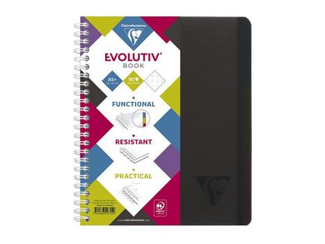 CLAIREFONTAINE Notatbok CLAIREFONTAINE Intense A5+ rut (329755C*5)