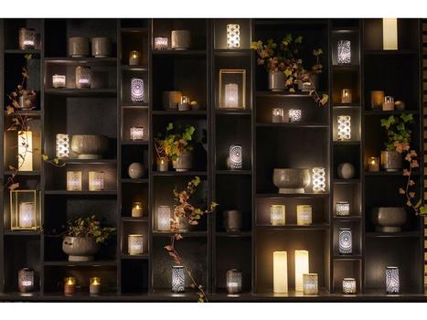 DUNI Ledlys DUNI farger 12stk m/ ladestasjon (206435)