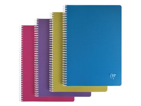 CLAIREFONTAINE Notatbok CLAIREFONTAINE Intense A4 ruter (329126*5)