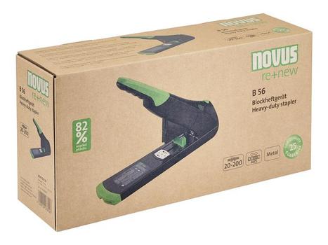 NOVUS Stiftemaskin NOVUS B56 HD 200ark sort (023-0066)