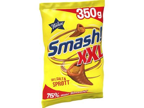 Nidar Sjokolade SMASH XXL 350g (5959055023*10)