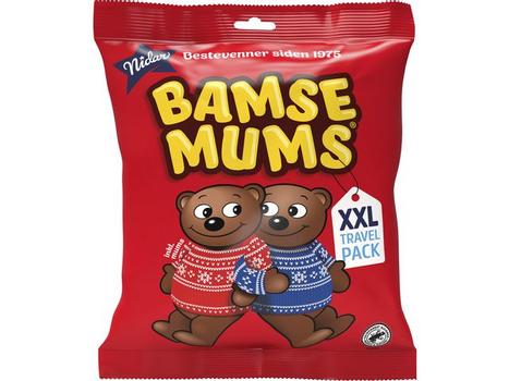 Nidar Sjokolade BAMSEMUMS XXL 400g (5959057031*8)