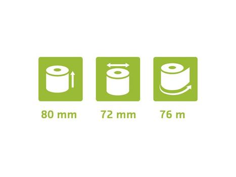 EXACOMPTA Termorull Fenolfri 80xØ72x12 48g 76m(10) (43818E)