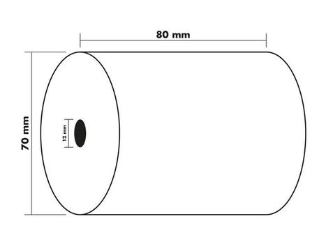 EXACOMPTA Termorull BPA-fri 80xØ68x12 48g 70m (5) (44819E)