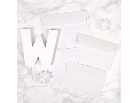 Pollen Konvolutt POLLEN 90x140mm hvit (20) (5431C)