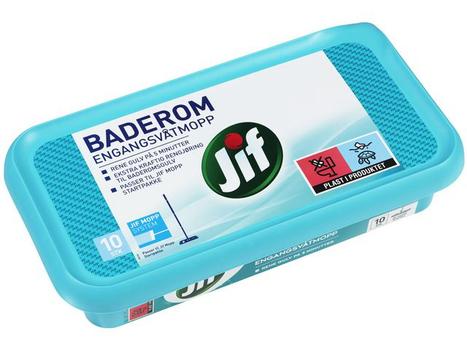 Jif Engangsvåtmopp JIF Baderom (10) (510003114)
