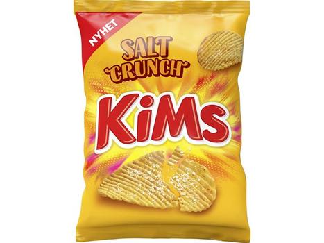 KiMs Potetgull KIMS Salt Crunch 200g (5958004390*18)