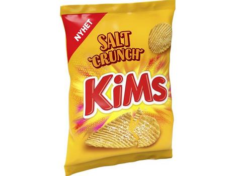 KiMs Potetgull KIMS Salt Crunch 200g (5958004390*18)