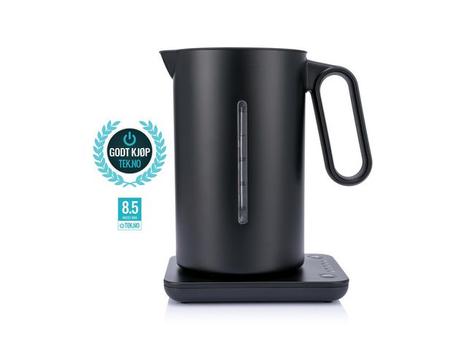 WILFA WSDK-2000B digital Vannkoker,  matt sort, 2200 w,1,25 ltr, regulerbar temp., 40-70-80-90-100 grader (609947)