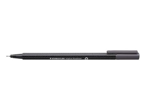 STAEDTLER Fiberpenn STAEDTLER Triplus 0,3mm grå (334-8*10)