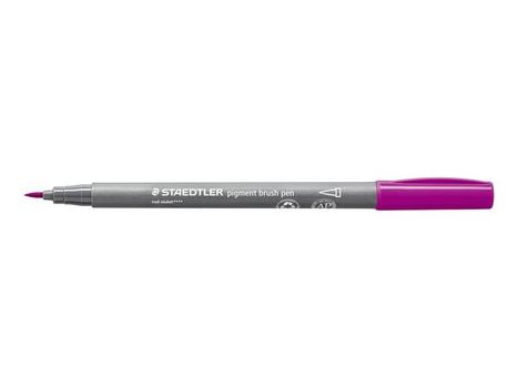 STAEDTLER Fiberpenn STAEDTLER PL 371 brush rødlila (371-61)