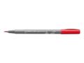 STAEDTLER Fiberpenn STAEDTLER PL 371 brush rød (371-2)