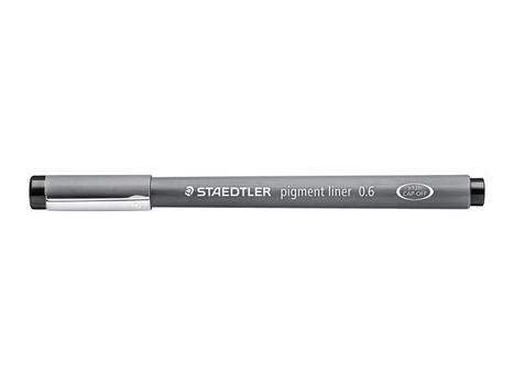 STAEDTLER Fiberpenn STAEDTLER PL 308 0,6mm sort (308 06-9*10)