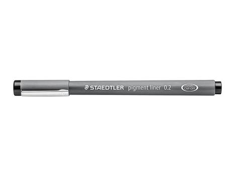 STAEDTLER Fiberpenn STAEDTLER PL 308 0,2mm sort (308 02-9*10)