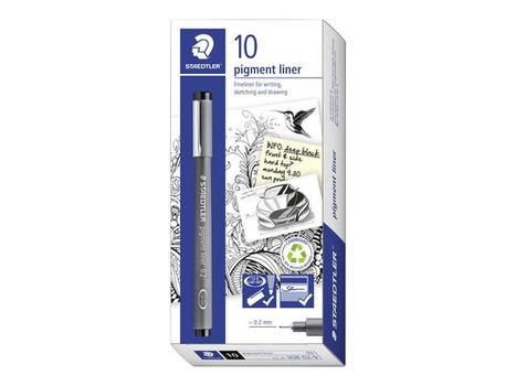 STAEDTLER Fiberpenn STAEDTLER PL 308 0,2mm sort (308 02-9*10)