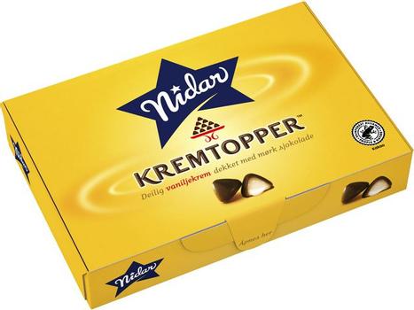 Nidar Sjokolade NIDAR Kremtopper 140g (5959052635)
