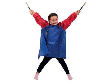 PLAYBOX Maleforkle PLAYBOX 3-5 år 57cm rød/blå (2180004)