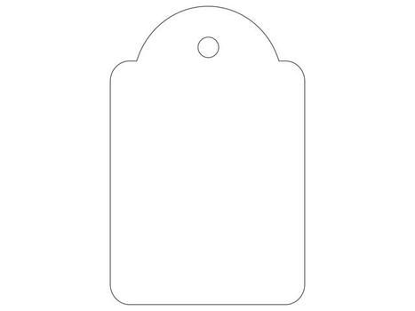 APLI Prislapp med tråd APLI 28x43mm(100) (7012)