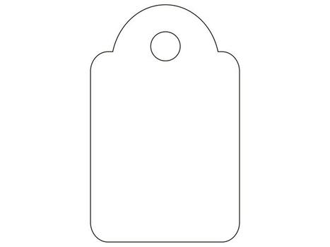 APLI Prislapp med tråd APLI 15x24mm(200) (7009)